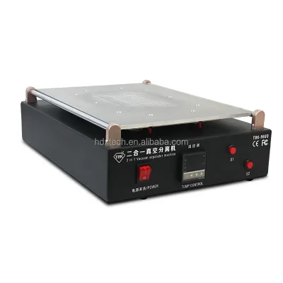 TBK 968D 2 in 1 Vacuum Separating Machine LCD Screen Vacuum Heating Separating Machine Built-in Pump for Tablet Separator