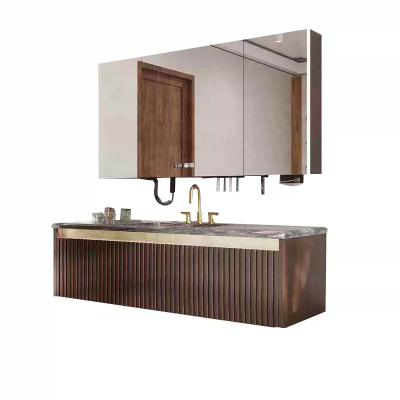 New Bathroom Wooden Cabinet Practical Design Bathroom Vanities Lighting Bathroom Vanities