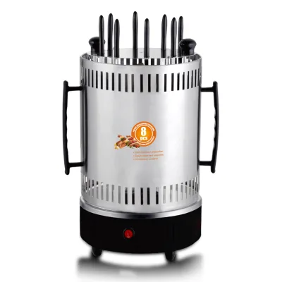 Electric Stainless Steel Grill Hot Sale Smokeless Tool-Free Adjustment Continuous Oven Rotation Multi Functional Skewer Grill