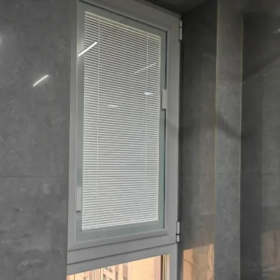 Manufacture Customized Size Dustproof and Waterproof Aluminum Venetian Blinds Integral Blinds Between Glass