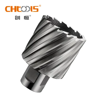 CHTOOLS 31.75mm Drill Bit with Weldon Shank Annular Cutter & Broach Cutter Drilling Tools for Magnetic Base Drills