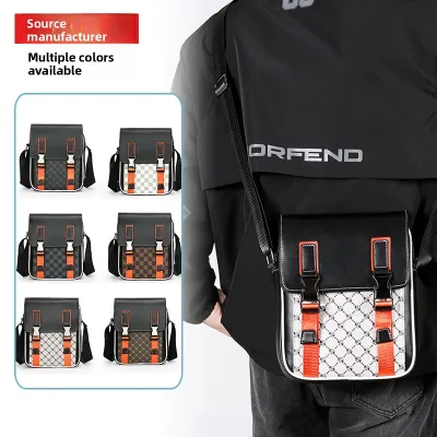 Wholesale Classic Luxury Style Design Men's Messenger Bags PU Man Bags Designer for Men Shoulder Bags