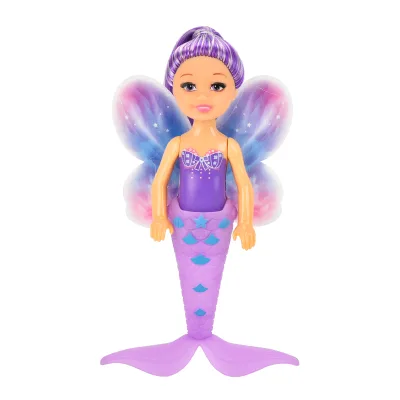 Hot Sale Inch Flexible Swing Joints Plastic Model Toy Wagging Tail Girl with Glow Dolls for Kids