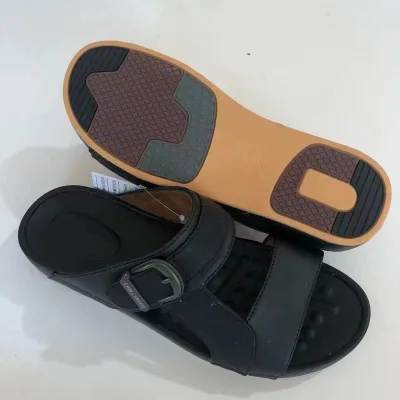 KK-1205 PU Leather Sandal Upper for Man 1.8mm-2.0mm PU Leather Sandal Slipper Com