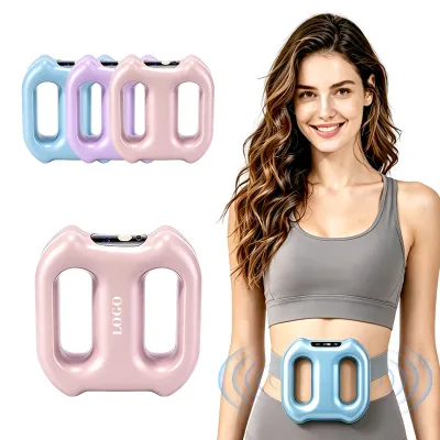 Smart 5 Level Modes Fascia Ring Vibration Type C Rechargeable Professional Belly Fat Remover Fascia Massage Ring with Belt
