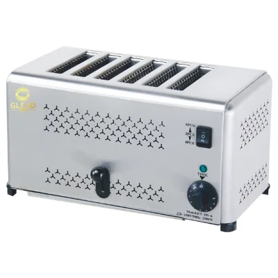 Commercial Four Slice Toaster Bread Stainless Steel Camping Bread Toaster Sandwich Maker Toaster Grill