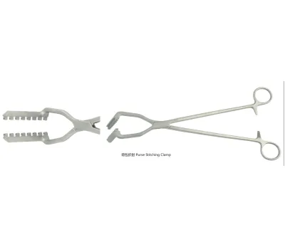 BSF Manual Reusable Stainless Steel Surgical Tissue Holding Forceps Instrument Set for Medical and Surgical Procedures Stitchin