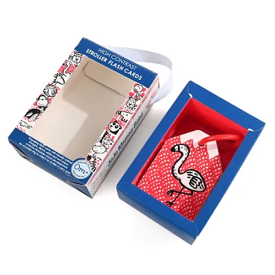 Custom Soft Touch Ring Baby Cards Learning Flash Card With Case Educational