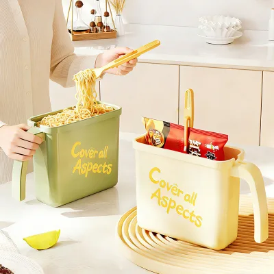 New Design Instant Noodle Plastic Bowl for Dormitory&home