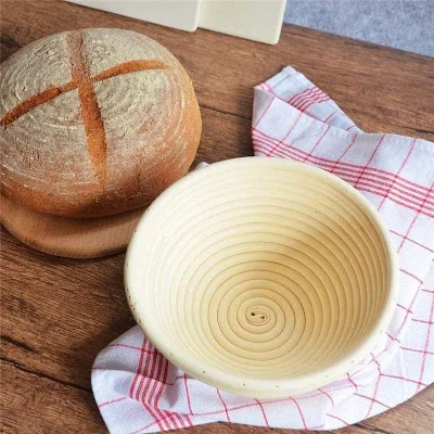 Whole Wheat Pao De Fermentacao Natural 16 6 Cm Redondo Cesto Banneton 8 Polegadas Bannetons Para 9 Fermento