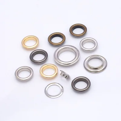Wholesale Brass Eyelet Grommets - High-Quality Metal Round Edge Eyelets for Garment, Bag and Shoes