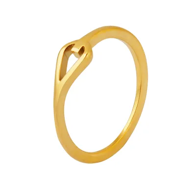 Hip Hop Hollow Ring Fine Stainless Steel Couple Ring