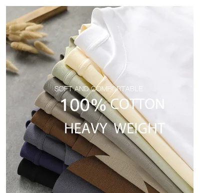 Eleven High Quality Cotton Custom T Shirt for Men Blank Heavy Weight Oversized Tshirt Printing Men's T-Shirts