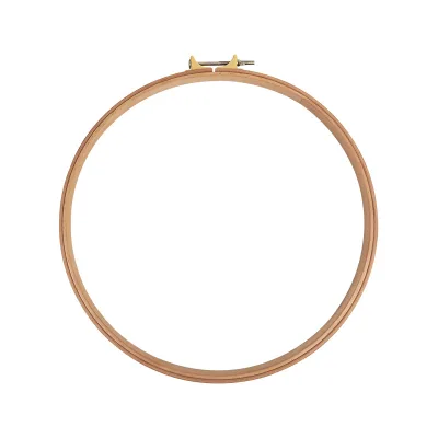 Wholesale 22mm Wide Strip Hoop Diameter 37cm Shed Decorative Embroidery Stretch Beech Embroidery Frame