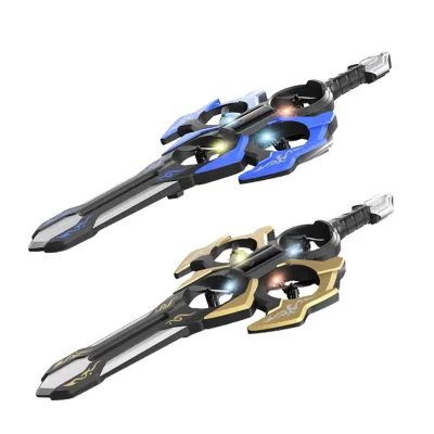 Four Axis Sword Shape RC Drone with 360 Flip Hover Orbit Dual Speed Modes for Outdoor Aerial Tricks and Beginner Flying Fun