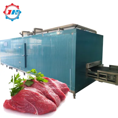 JH Fish and Shrimp Sea Cucumber Hanging Ice Frozen Dumplings Tunnel Quick Freezing Machine