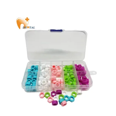 Dental Code Rings Silicone Colorful Code Instrument Rings for Instruments Identification and Classification Colorful Code Rings
