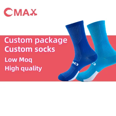 Professional Cycling Socks Outdoor Sport Bike Socks Knitted Plaid Breathable Quick Dry Spandex/Nylon