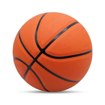 Custom Logo Microfiber Leather Basketball Size 7 Laminated Training Ball for Indoor Court