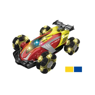 2.4G Off Road Monster Truck 360 Rotation 4WD RC Remote Control Stunt Car Omnidirectional Wheel Racing Car with Light and Spray