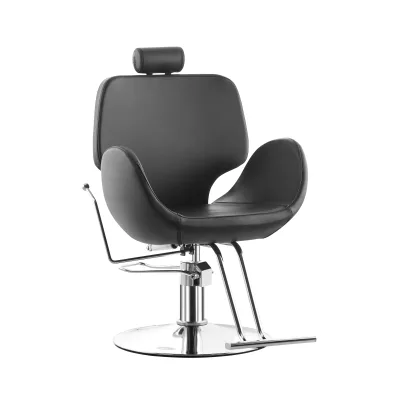 Italian Style Lumia Makeup Armchair Adjustable Height with Footrest and Hydraulic Pedal Barber Chairs of Classic Design