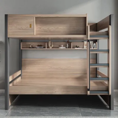 Nordic Bunk Bed Modern High and Low Multifunctional Bunk Bed Children's Bunk Bed Family Furniture