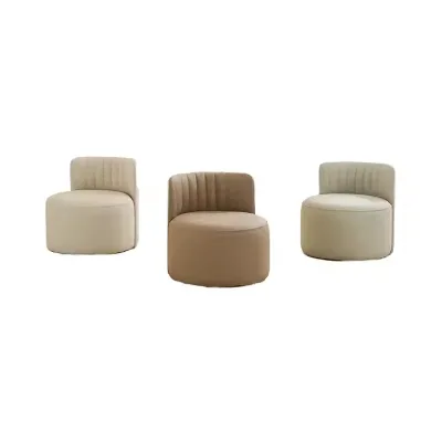 High-End Small Coffee Table Stool for Home Use Light Luxury Style Leather Backrest Footstool for Sofa Shoe-Changing Living Room