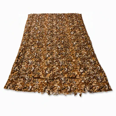 Desert Camouflage Net Digital Camo Netting, 3D Leaf Cut Net, Hunting Hiding Tent Shelter Vehicle Use, Durable Breathable