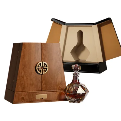 Hot Sale Wooden Wine Accessories Box Gift Custom Logo Luxury Packaging Gift Boxes