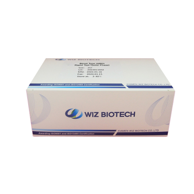 Quickly  Blood  Group Type (ABO &RhD) Screening  One Step  at Home Rapid test Kit