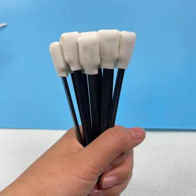 128mm Rectangular Sponge Swab for Printer Maintenance - Cleanroom Cleaning Sticks 50 Pcs