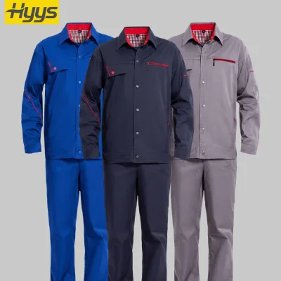 Summer 100% Cotton Workwear Breathable Safety Clothing Industrial Uniform for Hot Weather Road Workers