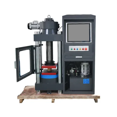 High Quality HYE-2000A Electro-Hydraulic Servo Control Compression Testing Machine 420x420mm Platen