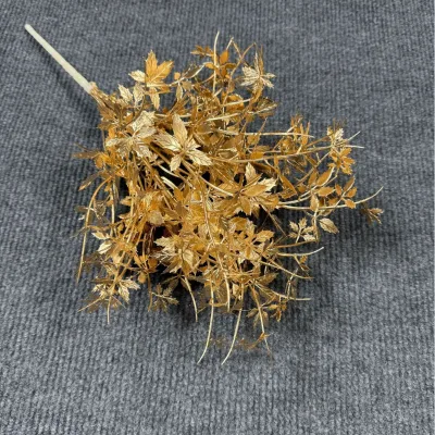 New Year's Eve Flower Bucket Flower Arrangement Decoration Bundle Eucalyptus Golden Artificial Flowers