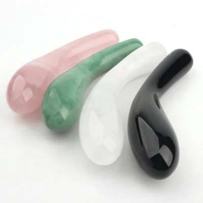 Wholesale Natural High Quality Massage Wand Pleasure Healing Stones Crystal Massage Wand