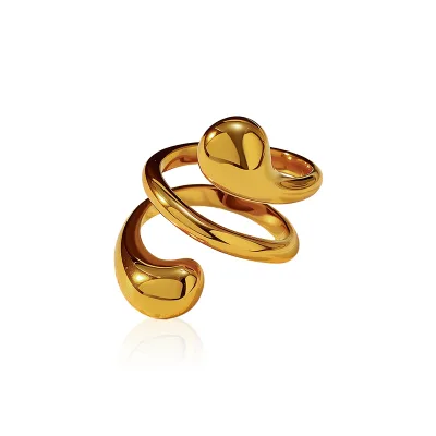 An 18k Gold-plated Ring with Anti-oxidation and Sun protection Is Suitable for Daily Wear