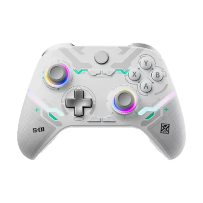 2026 New Style Great Sage 3 Gamepad Wired BT Three-mode Connection With TMR Joystick Double-cut Trigger Wireless Game Controller