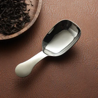 Stainless Steel Short Handle Scoop for Coffee Bean Tea Sugar Salt Flour Ice Cream Condiments Measuring Spoon