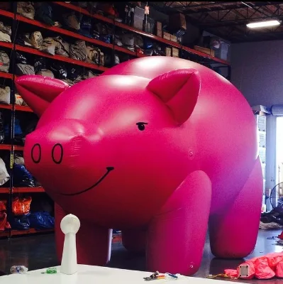 Advertising Inflatable Pink Pig Model Inflatable Pig Cartoon