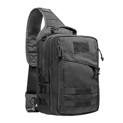 Waterproof Polyester Personal Defense Equipment-Chest Shoulder Crossbody Bag