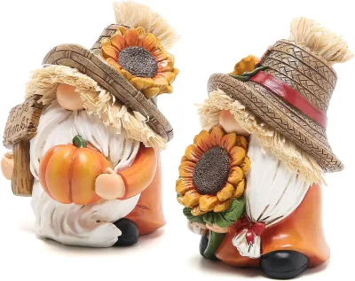 Fall Thanksgiving Pumpkin Gnomes Decorations Handmade Swedish Tomte Gnomes Elf for Fall Decor Gift - Fall Thanksgiving Party