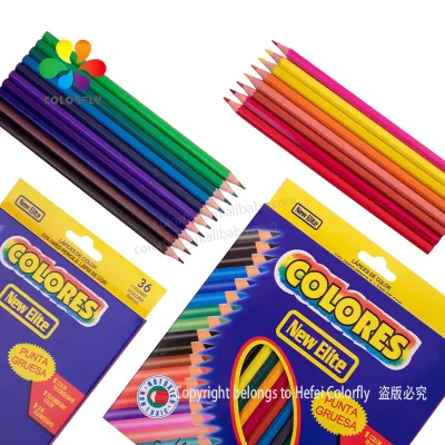 Wooden Colored Pencil Set Kids Gifts Multiple Colors Wooden Color Pencils Children Stationery