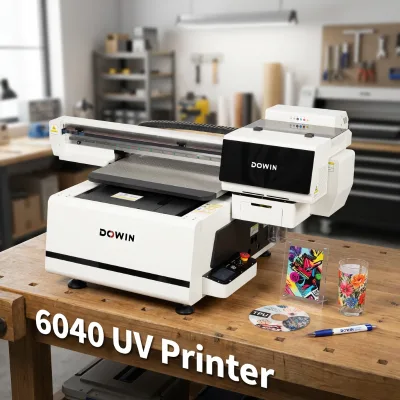 Professional High Precision UV Printer All in One 6040 A2 UV Printer CCD for Phone Cases Acrylic TPU Printing