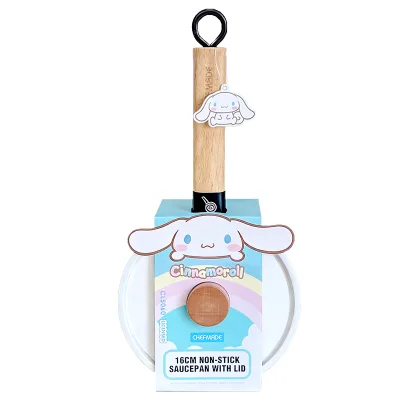 Chefmade CL5060 Cartoon Design 16cm Non-Stick Small Saucepan with Heat Insulated Lid