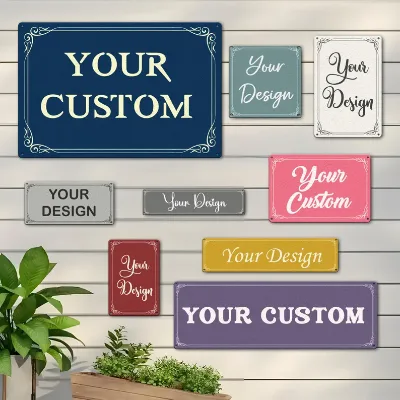 Custom Reflective Aluminum Personalized Street /Entrance /Hazard /Parking /Signs Waterproof Outdoor Road Name Signs