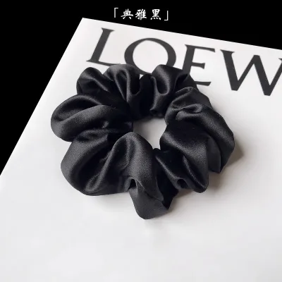 Grade 6A 22mm Silk Scrunchies Mulberry Silk Hair Scrunchies Large 100% Real Silk Hair Ring