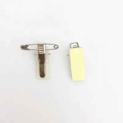 Promotion ID Badge Clip crocodile Clips With Safety Pin