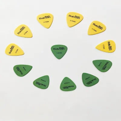 Guitar Picks Made of FrostedCelluloid Material O Ffering a Smooth Feel and High Durability.