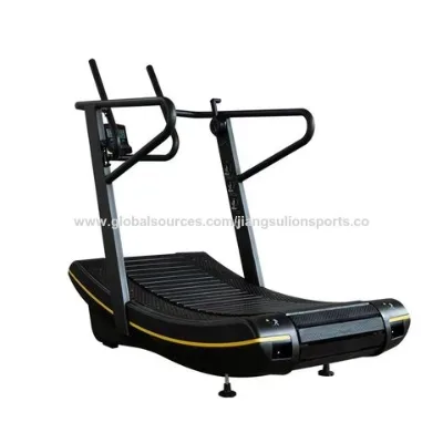 Black unpowered treadmills factory direct sale