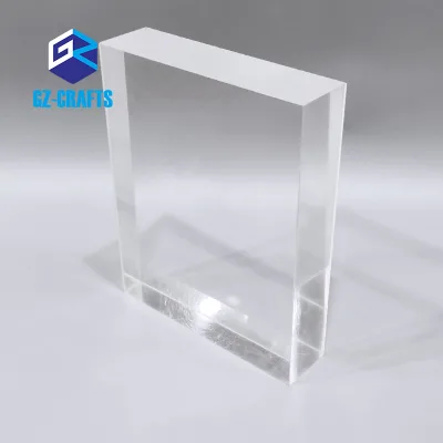 Clear Acrylic LOGO Display Block Acrylic Riser Cube Custom Acrylic Jewelry Display Block
